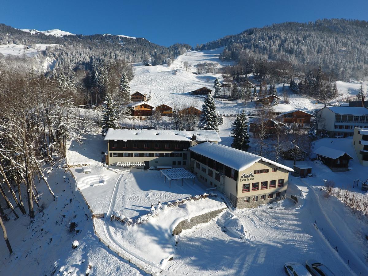 Family & Mountain Lodge C'Est La Vie Hasliberg Exteriör bild